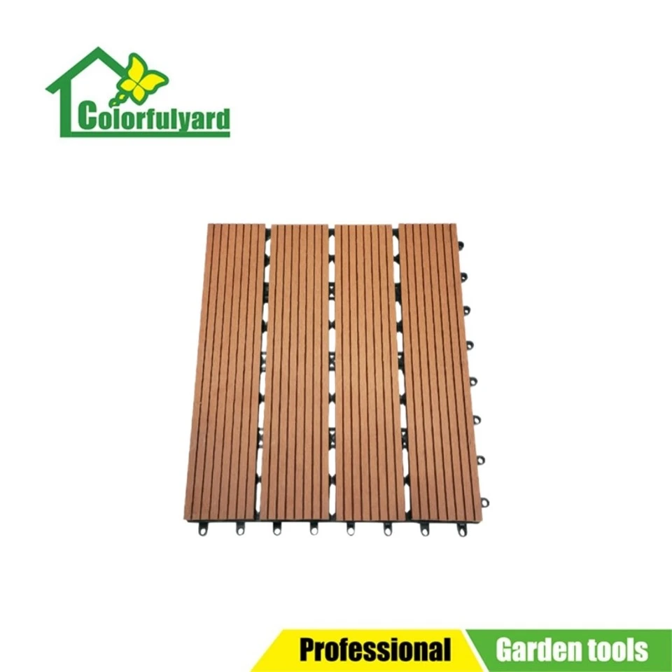 wood plastic lawn floor China factory
